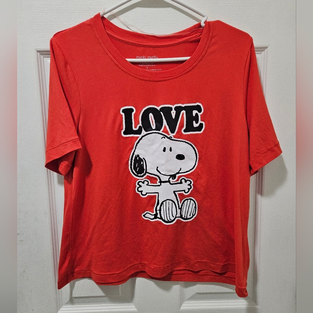 Peanuts Red Snoopy Love Tee